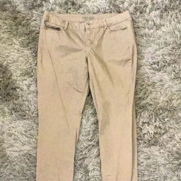 wax jeans khaki
